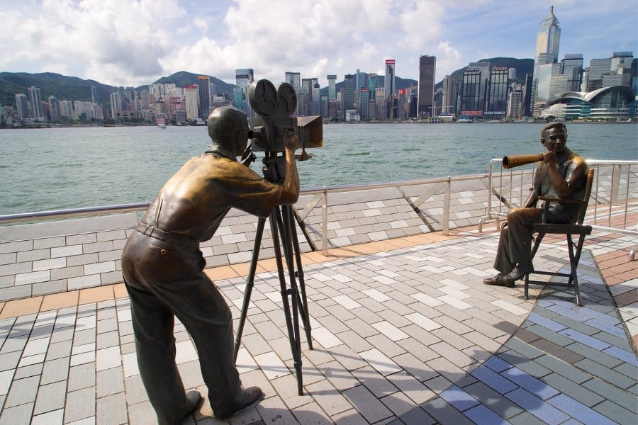 avenue of stars tsim sha tsui hong kong tourist attraction