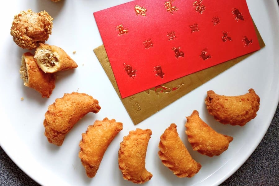 Crispy Pastry Dumpling chinese new year