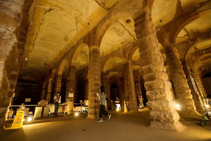 interior of ex sham shui po service reservoir