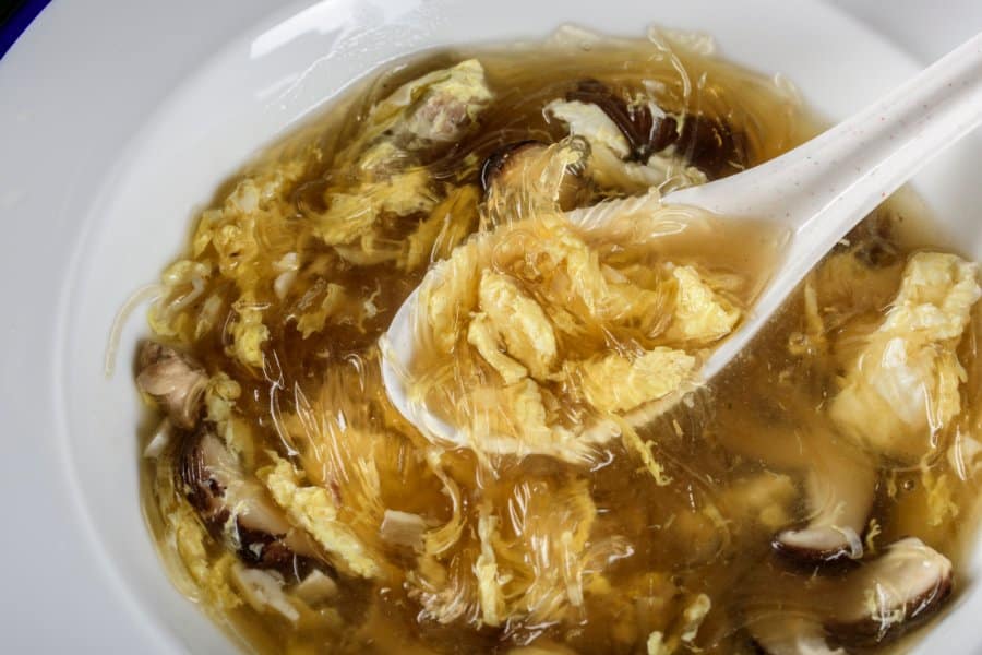 faux shark fin soup hong kong street food