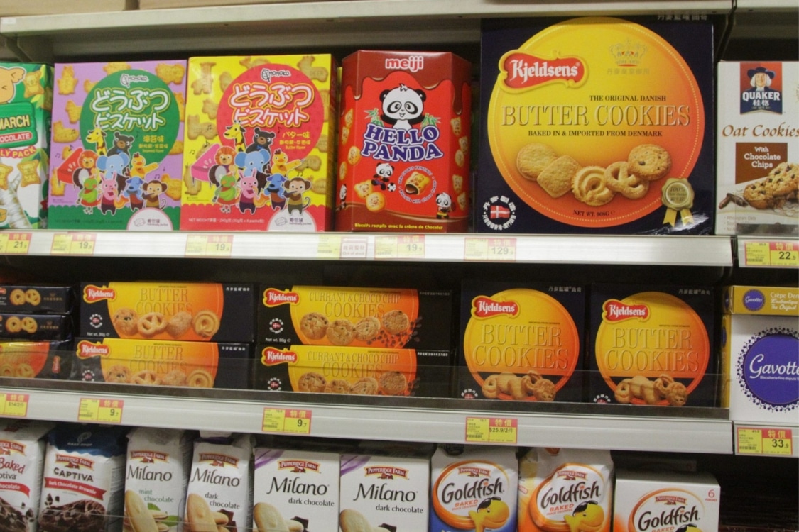 hong kong supermarket confectionery products