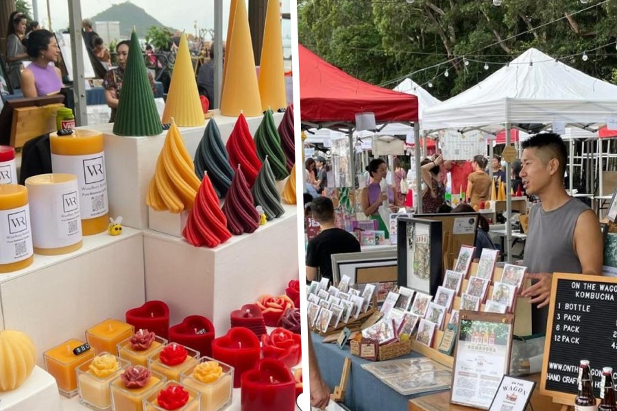 the products sold at a k-farm market in kennedy town