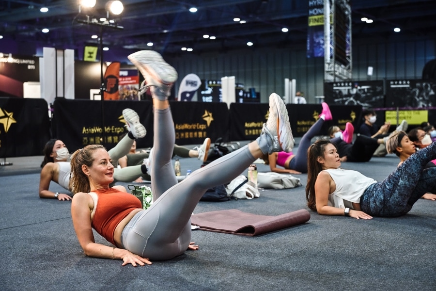 Yoga, pilates, and other fitness classes will be hosted by leading professionals and celebrity instructors at the Main Stage.