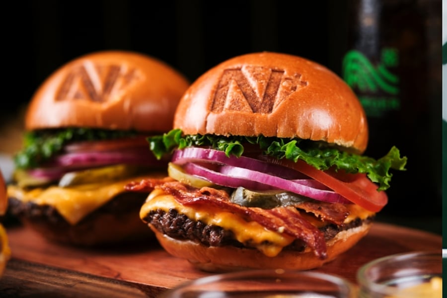 burgers at n+ burger new restaurant in kai tak