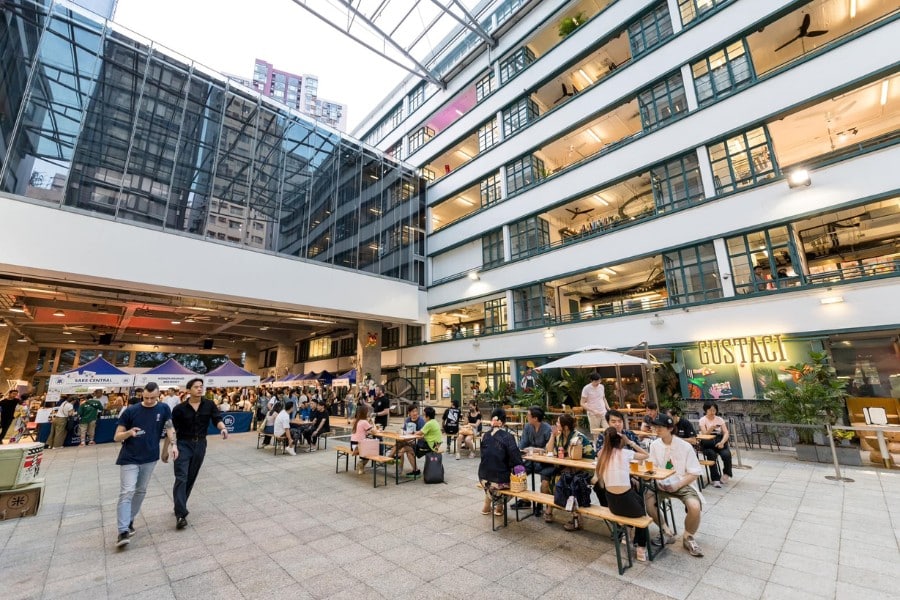 the atrium at pmq in central