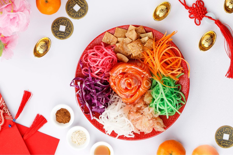 prosperity toss salad chinese new year
