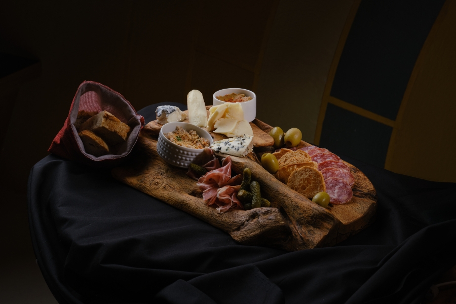 the cheese board at roucou new restaurant in central