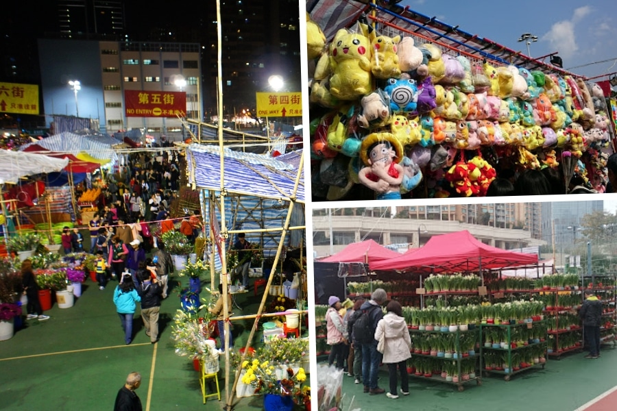 the lunar new year fair at sha tsui road playground in tsuen wan