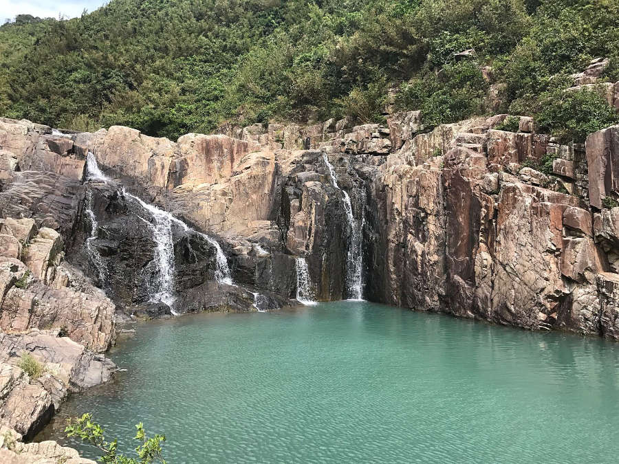 sheung luk stream waterfall sai kung