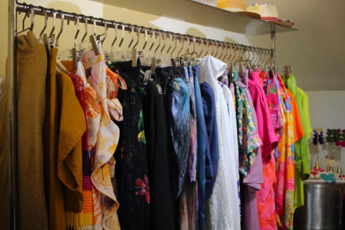 beach clothing section at vipop ethical fashion store