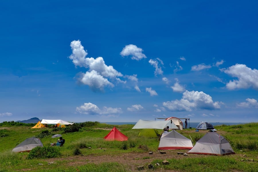 the campsite on tung lung chau