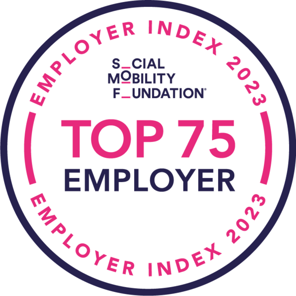 Top 75 employer in the Social Employer Index 2023